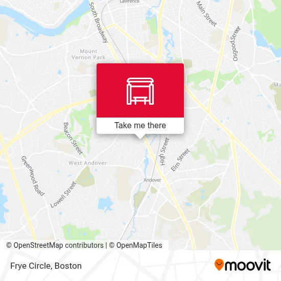 Frye Circle map