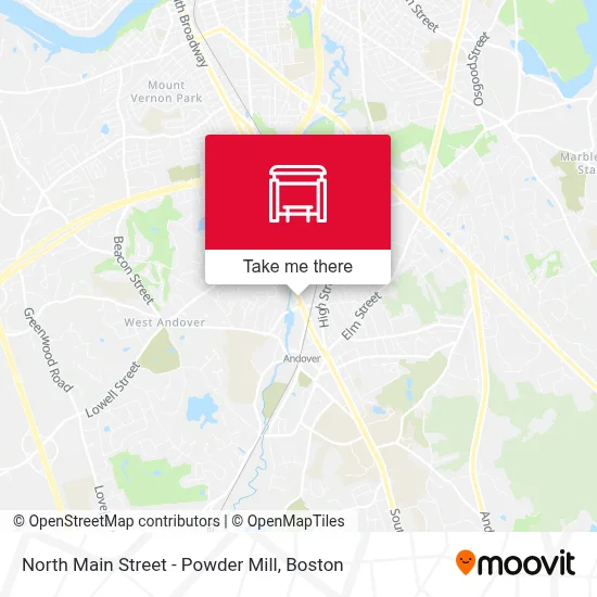North Main Street - Powder Mill map