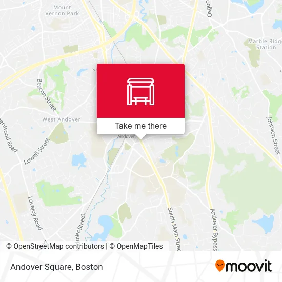 Mapa de Andover Square
