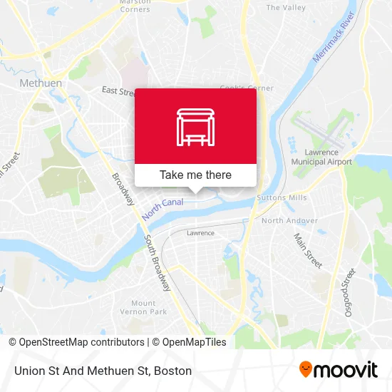 Union St And Methuen St map