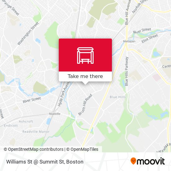 Williams St @ Summit St map