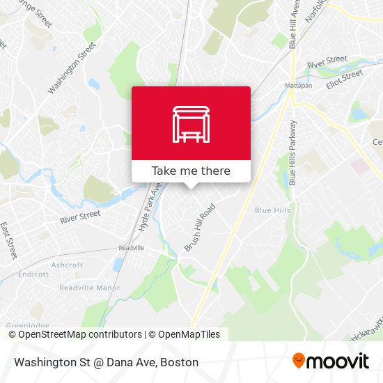 Mapa de Washington St @ Dana Ave