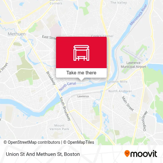 Union St And Methuen St map