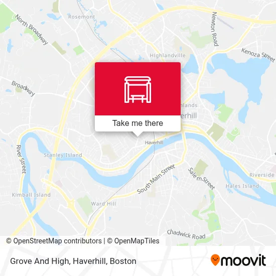 Grove And High, Haverhill map