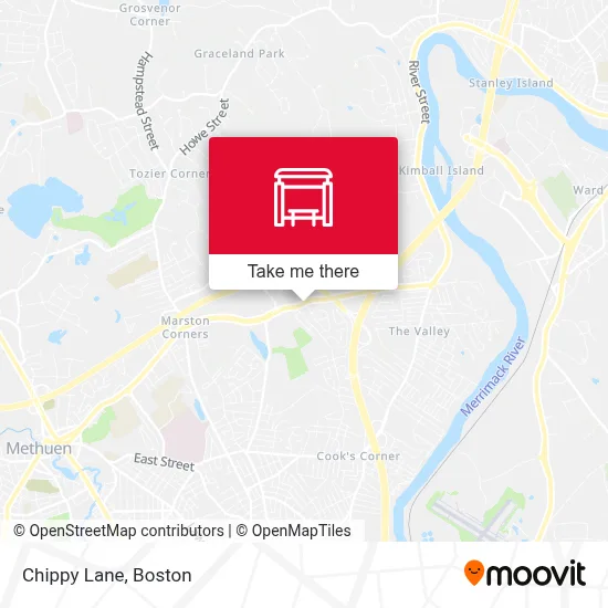 Chippy Lane map