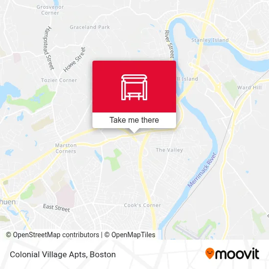 Colonial Village Apts map