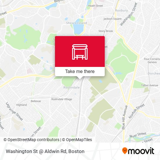Washington St @ Aldwin Rd map