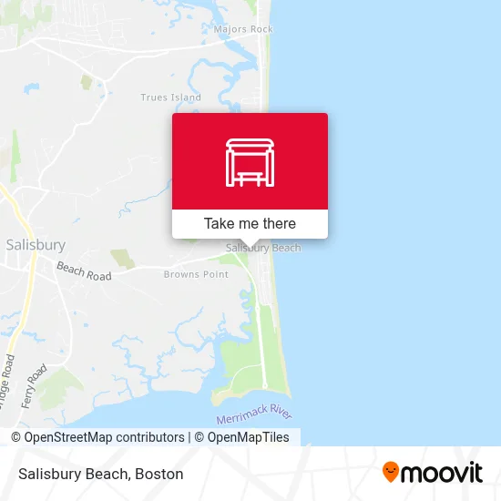 Salisbury Beach map