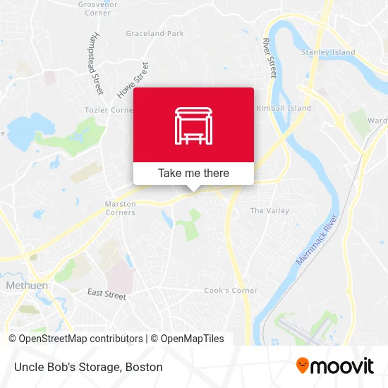 Uncle Bob's Storage map