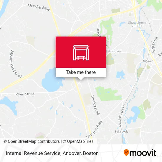 Internal Revenue Service, Andover map