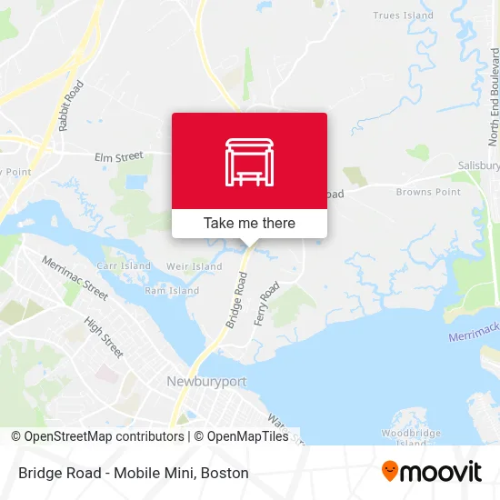 Bridge Road - Mobile Mini map