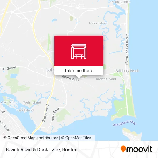 Beach Road & Dock Lane map