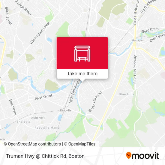 Truman Hwy @ Chittick Rd map