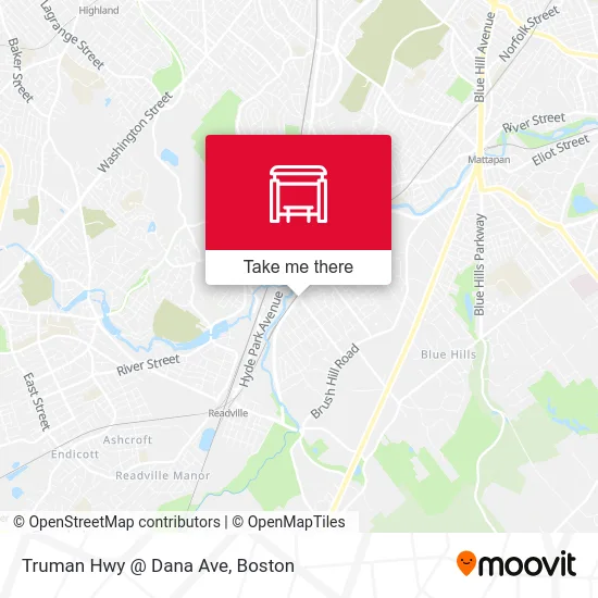 Truman Hwy @ Dana Ave map