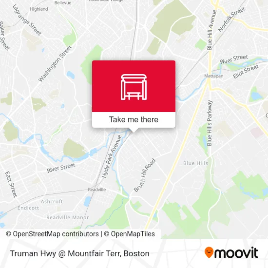Mapa de Truman Hwy @ Mountfair Terr