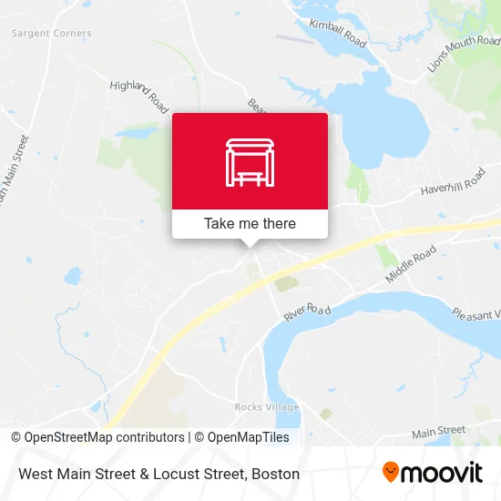 West Main Street & Locust Street map