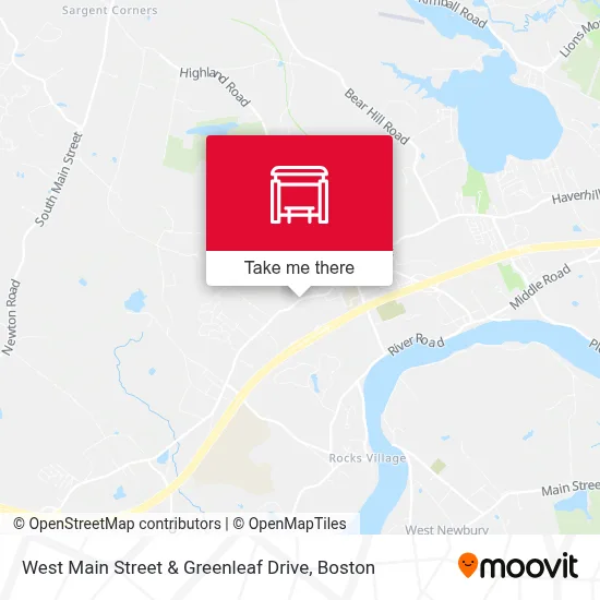 West Main Street & Greenleaf Drive map