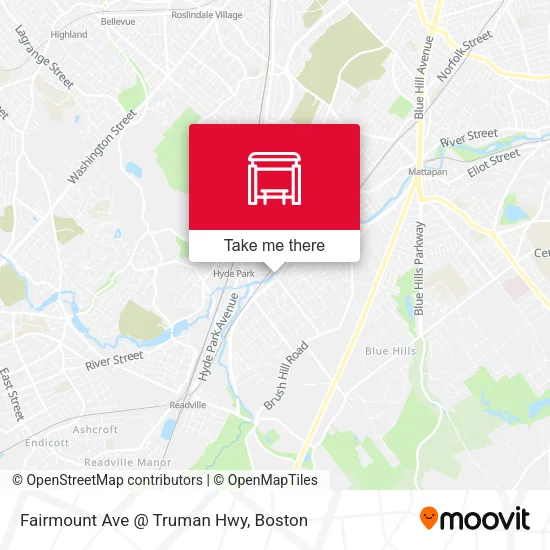 Fairmount Ave @ Truman Hwy map