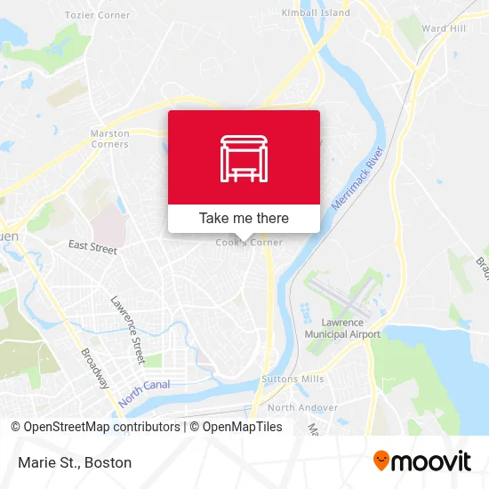 Marie St. map