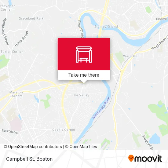 Campbell St map
