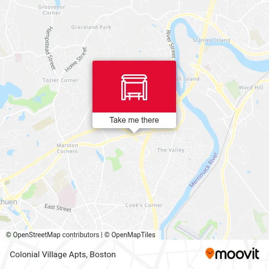 Colonial Village Apts map