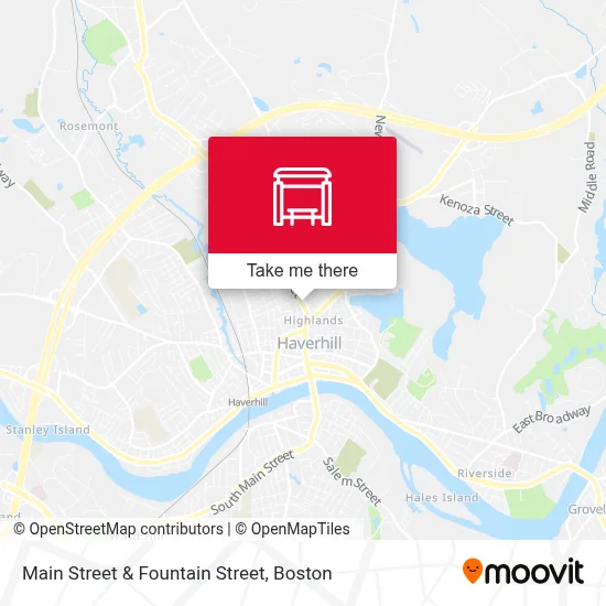 Main Street & Fountain Street map