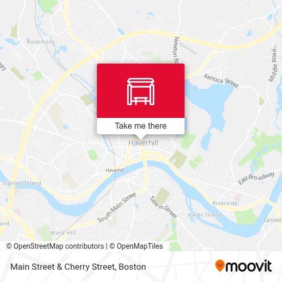 Main Street & Cherry Street map