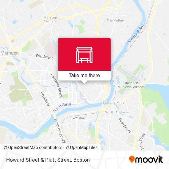 Howard Street & Platt Street map