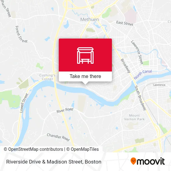 Mapa de Riverside Drive & Madison Street