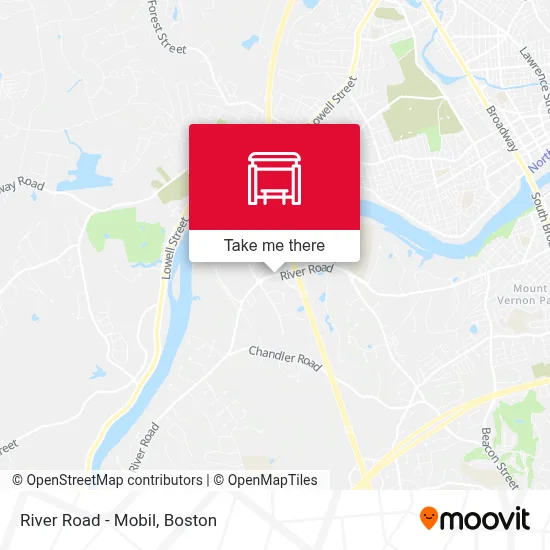 River Road - Mobil map