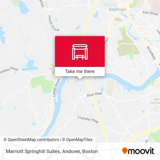 Marriott Springhill Suites, Andover map