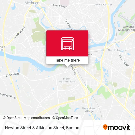 Newton Street & Atkinson Street map