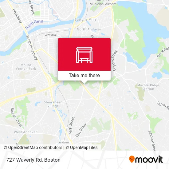 727 Waverly Rd map
