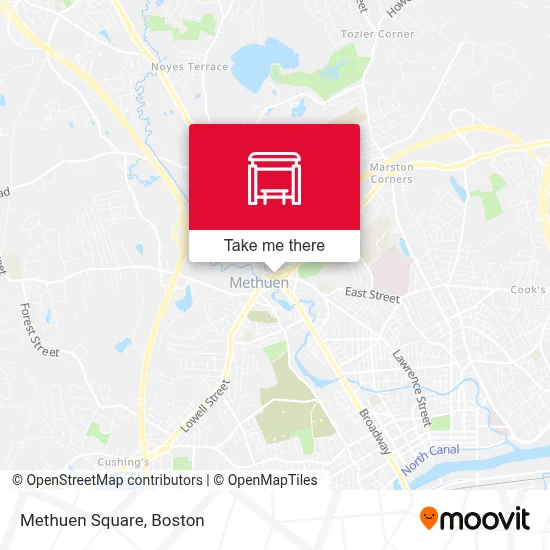 Methuen Square map