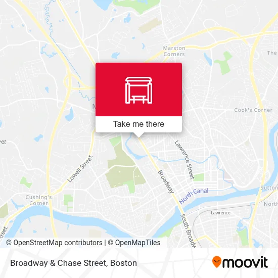 Mapa de Broadway & Chase Street