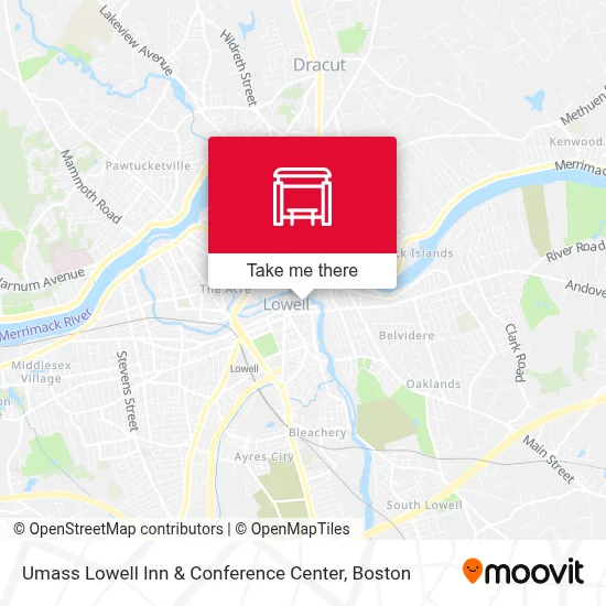 Umass Lowell Inn & Conference Center map