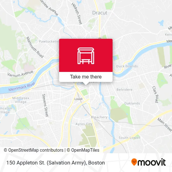 150 Appleton St. (Salvation Army) map