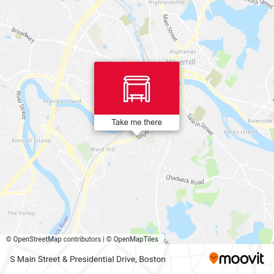 S Main Street & Presidential Drive map