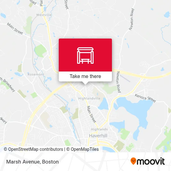 Marsh Avenue map