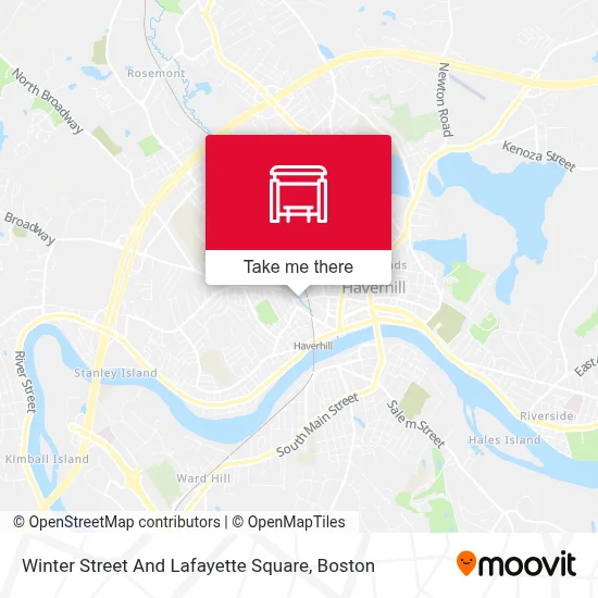 Winter Street And Lafayette Square map