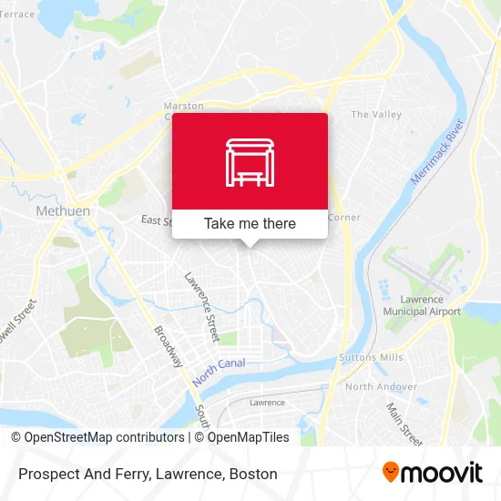 Prospect And Ferry, Lawrence map