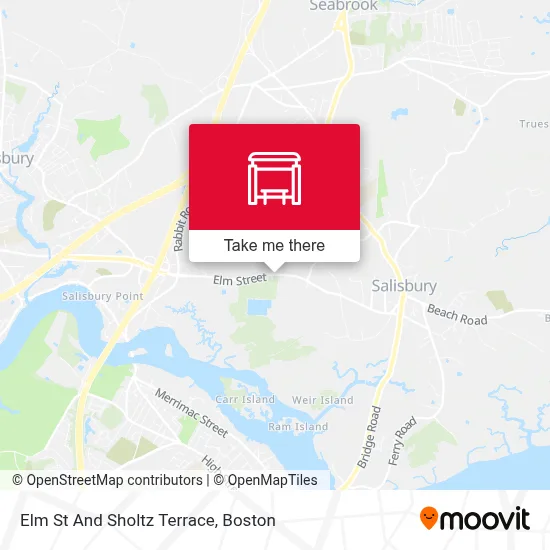 Elm St And Sholtz Terrace map