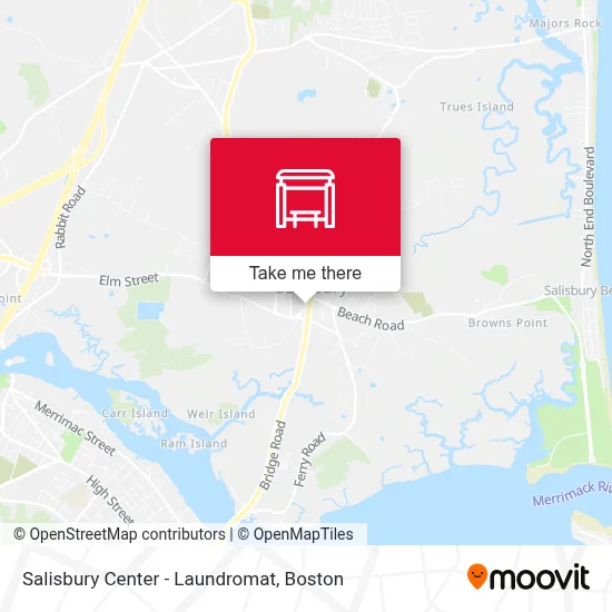 Salisbury Center - Laundromat map