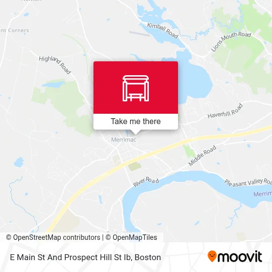 E Main St And Prospect Hill St Ib map