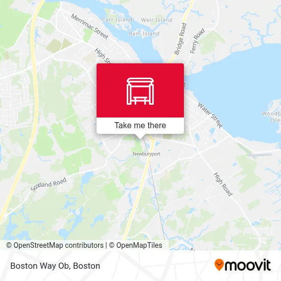 Boston Way Ob map