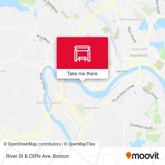 River St & Cliffe Ave map