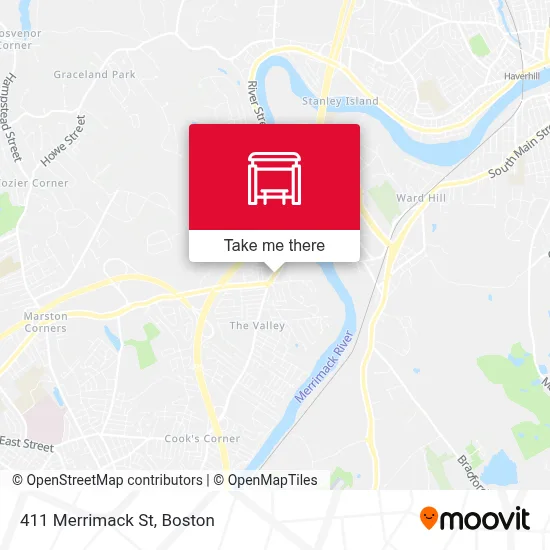 411 Merrimack St map