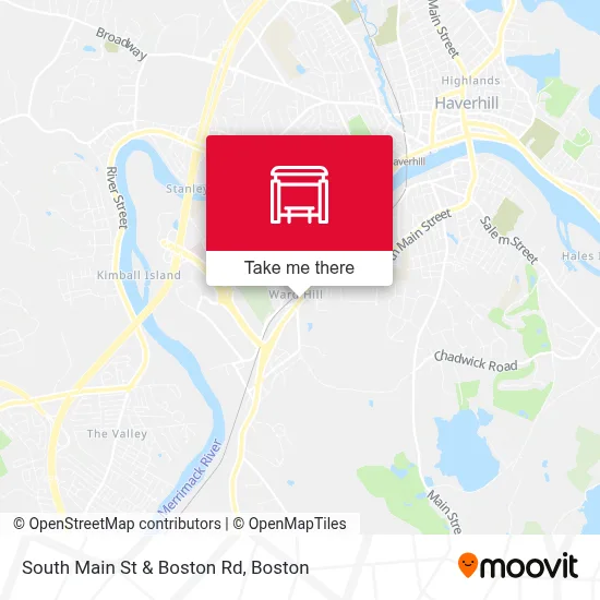 South Main St & Boston Rd map