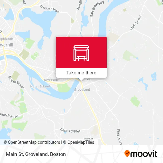 Main St, Groveland map