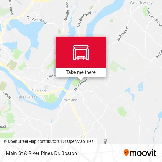Main St & River Pines Dr map